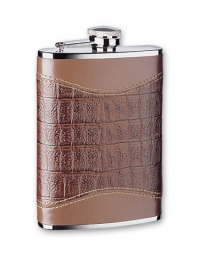 Фляга кожа 0,18л D-PRO S.QUIRE