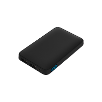 Внешний аккумулятор с подсветкой Ancor 5000 mAh, чёрный