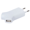 Сетевое зарядное устройство Uniscend Double USB, синее