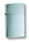 Зажигалка узкая SLIM BRUSH CHROME ZIPPO